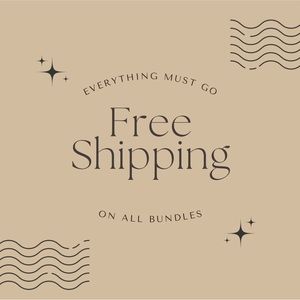 EVERYTHING MUST GO, FREE SHIPPING ON BUNDLES read description for more info…
